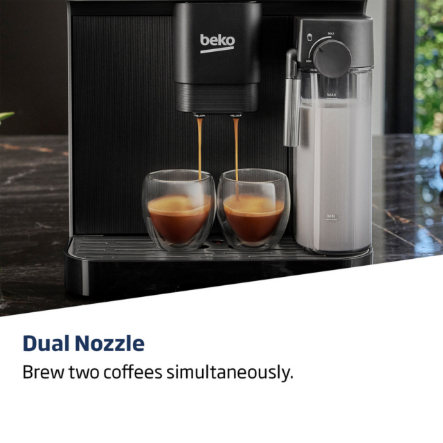 Beko CEG7304X Bean To Cup Fully Automatic Espresso Machine With Integrated Milk Jug - Silver