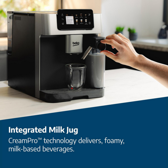 Beko CEG7348X Caffeexperto Bean To Cup Fully Automatic Espresso Machine - Silver