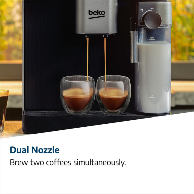 Beko CEG7348X Caffeexperto Bean To Cup Fully Automatic Espresso Machine - Silver
