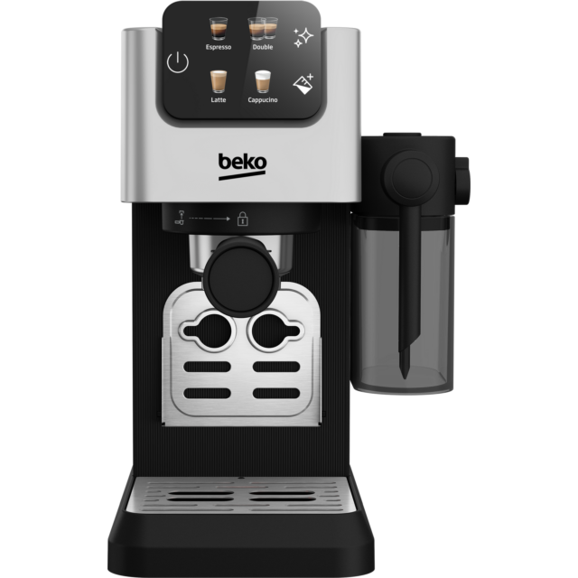 Beko CEP5304X Manual Espresso With Steam Wand - Black