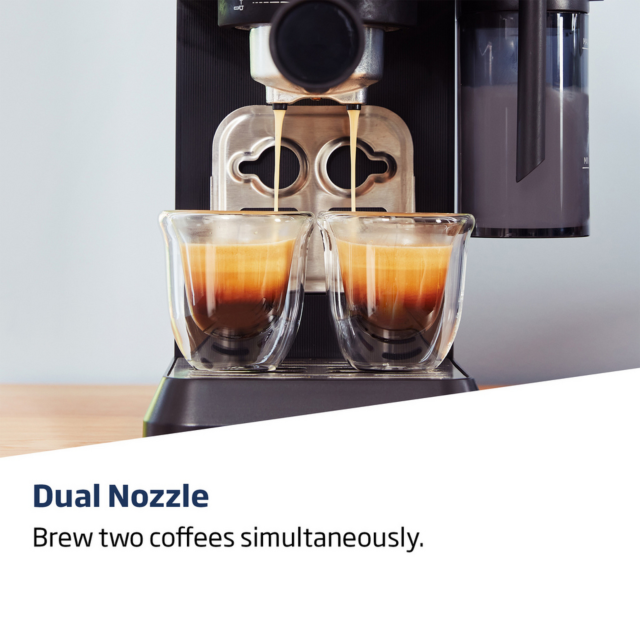 Beko CEP5304X Manual Espresso With Steam Wand - Black