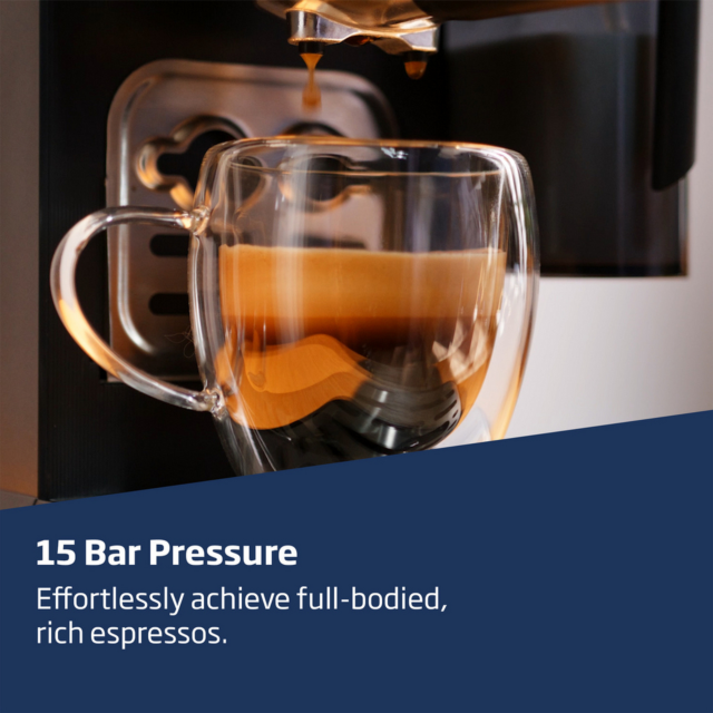 Beko CEP5304X Manual Espresso With Steam Wand - Black