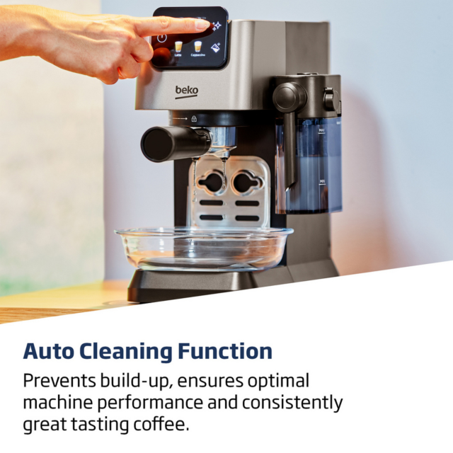 Beko CEP5304X Manual Espresso With Steam Wand - Black