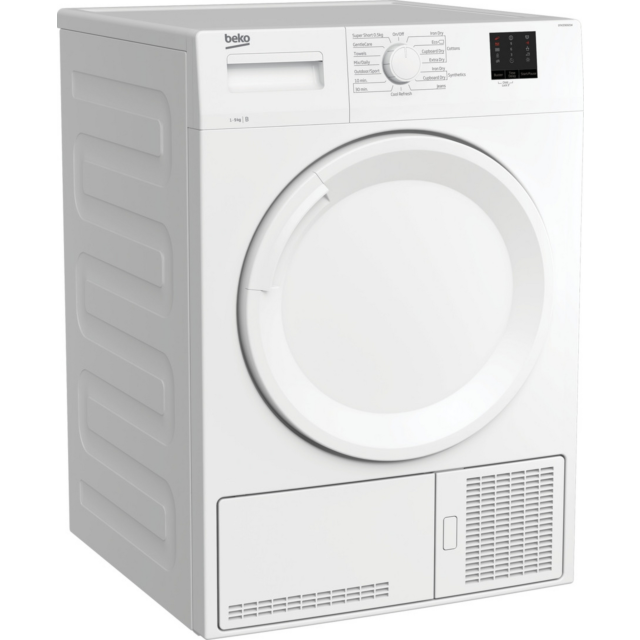 Beko DTKCE90021W 9Kg Condenser Tumble Dryer With Sensor Programmes - White