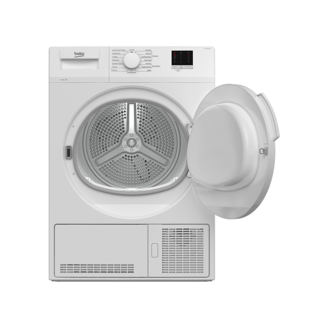 Beko DTLCE80041W 8Kg Condenser Tumble Dryer - White