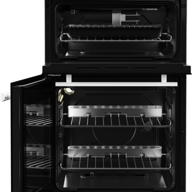 Beko EDG507W 50Cm Twin Cavaty Gas Cooker With Gas Hob - White