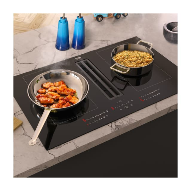 Beko HIXI84700UP 82Cm Hob Extractor - Black