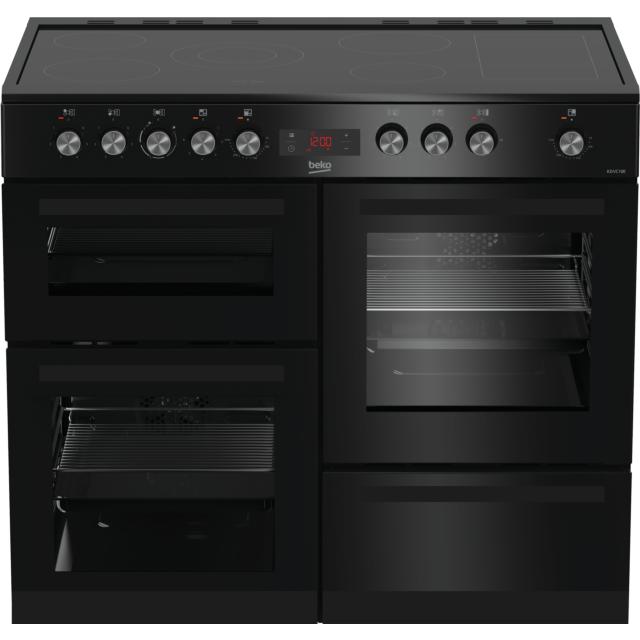 Beko KDVC100K 100Cm Ceramic Cooker - Black