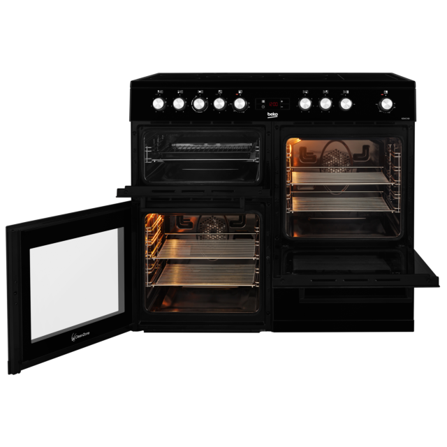Beko KDVC100K 100Cm Ceramic Cooker - Black