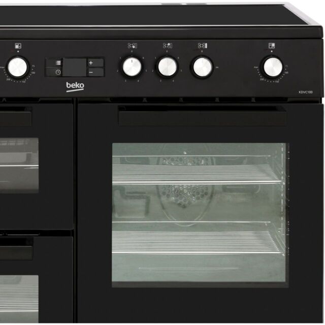 Beko KDVC90K 90Cm Ceramic Range Cooker - Black