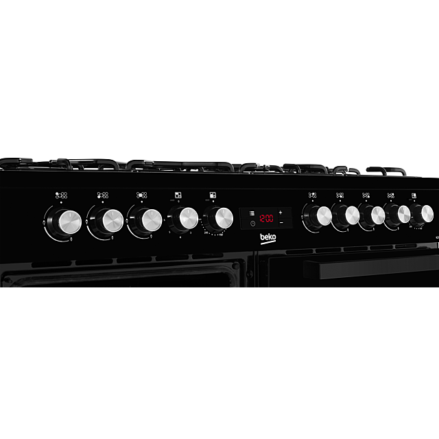 Beko KDVF100K 100Cm Dual Fuel Cooker - Black