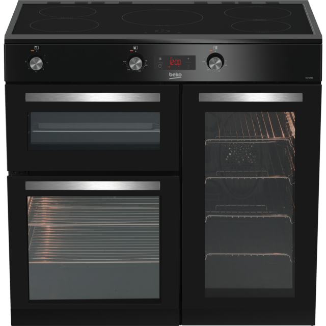 Beko KDVI90K 90Cm Induction Range Cooker - Black