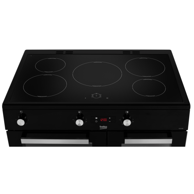 Beko KDVI90K 90Cm Induction Range Cooker - Black