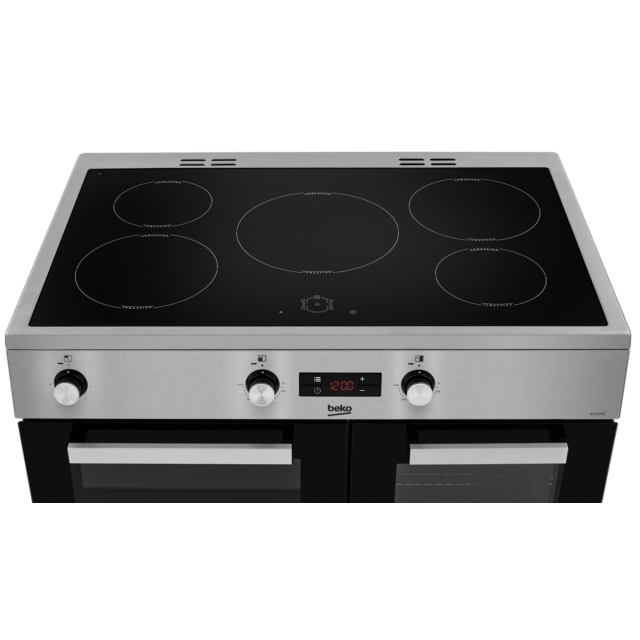 Beko KDVI90X 90Cm Induction Range Cooker - Stainless Steel