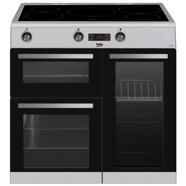 Beko KDVI90X 90Cm Induction Range Cooker - Stainless Steel