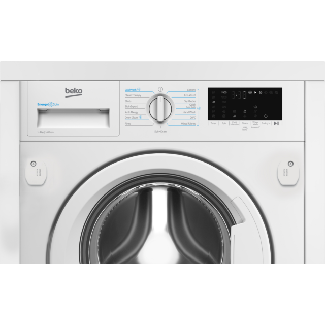 Beko WTIK741511 7Kg 1400 Spin Integrated Washing Machine