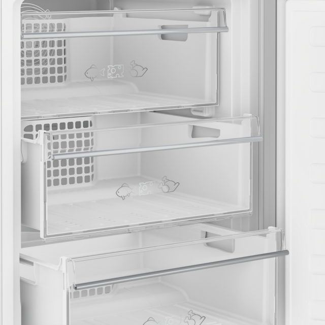 Blomberg KGM4524 54Cm 50/50 Frost Free Fridge Freezer - White