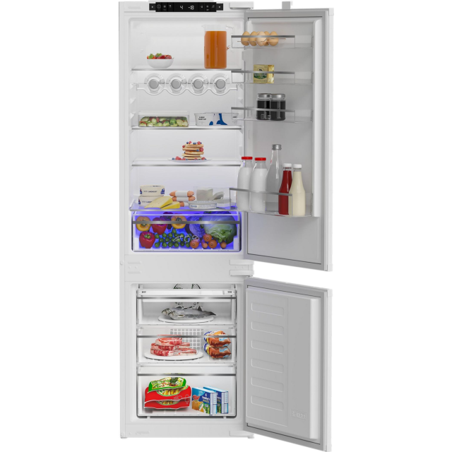 Blomberg KNE4554EVI 54Cm Integrated 70:30 Frost Free Fridge Freezer - Slider