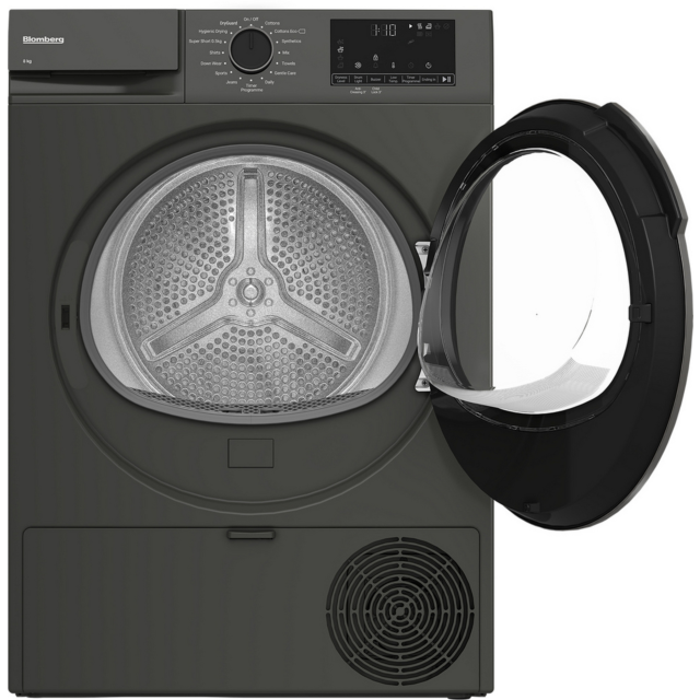 Blomberg LTA18321G 8Kg Heat Pump Tumble Dryer - Graphite