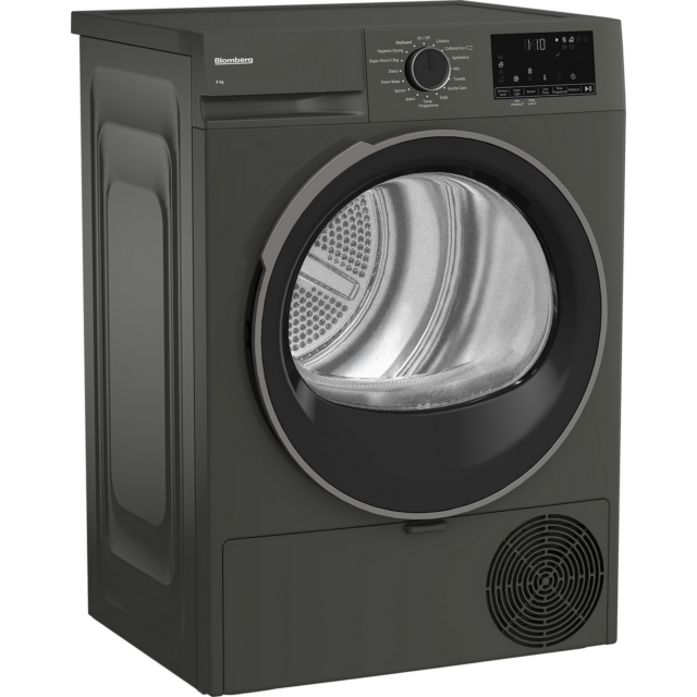 Blomberg LTA18321G 8Kg Heat Pump Tumble Dryer - Graphite