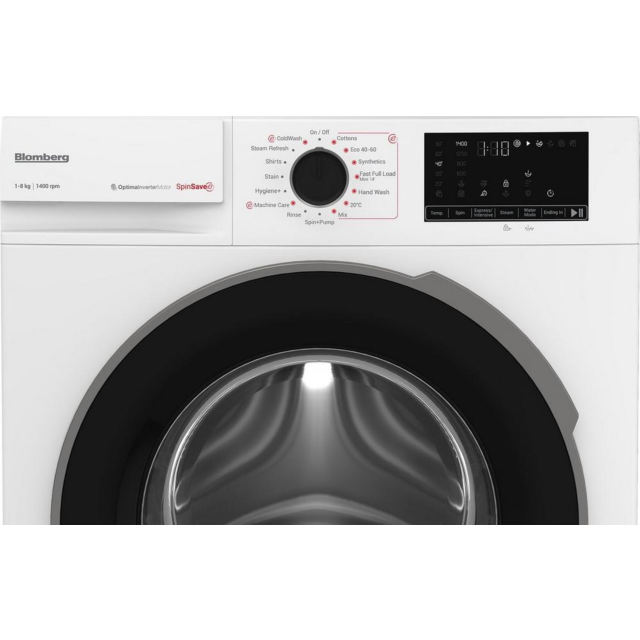 Blomberg LWA18461W 8Kg 1400 Spin Washing Machine - White