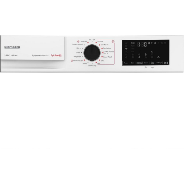 Blomberg LWA18461W 8Kg 1400 Spin Washing Machine - White