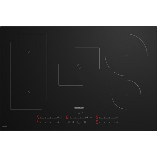 Blomberg MIX55487N 78Cm Induction Hob - Hard Wired