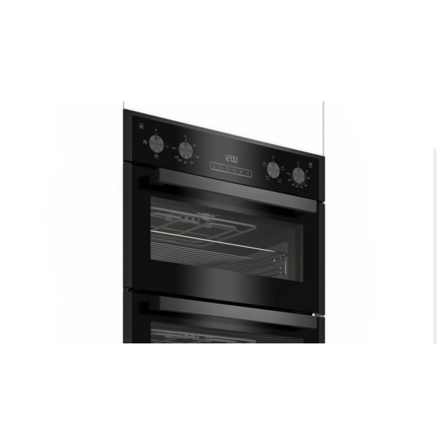 Blomberg RODN9202DX 59.4Cm Built In Electric Double Oven - Dark Steel