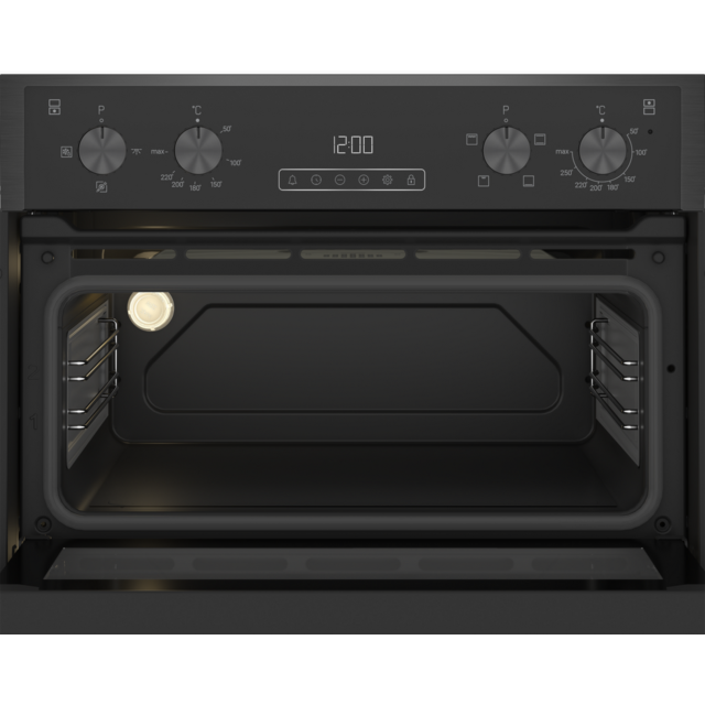Blomberg RODN9202DX 59.4Cm Built In Electric Double Oven - Dark Steel