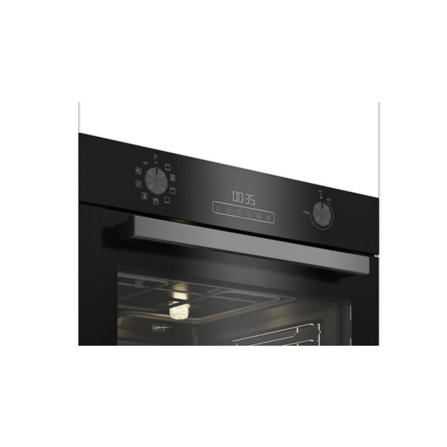 Blomberg ROEN8232BP Built In Electric Single Oven with Pyrolytic Self Cleaning - Black