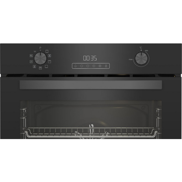 Blomberg ROEN8232BP Built In Electric Single Oven with Pyrolytic Self Cleaning - Black