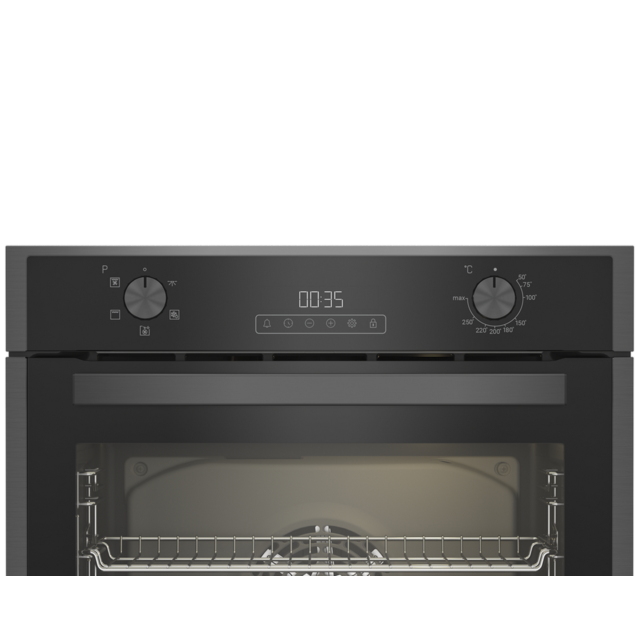 Blomberg ROEN9202DX Built In Electric Single Oven - Dark Steel