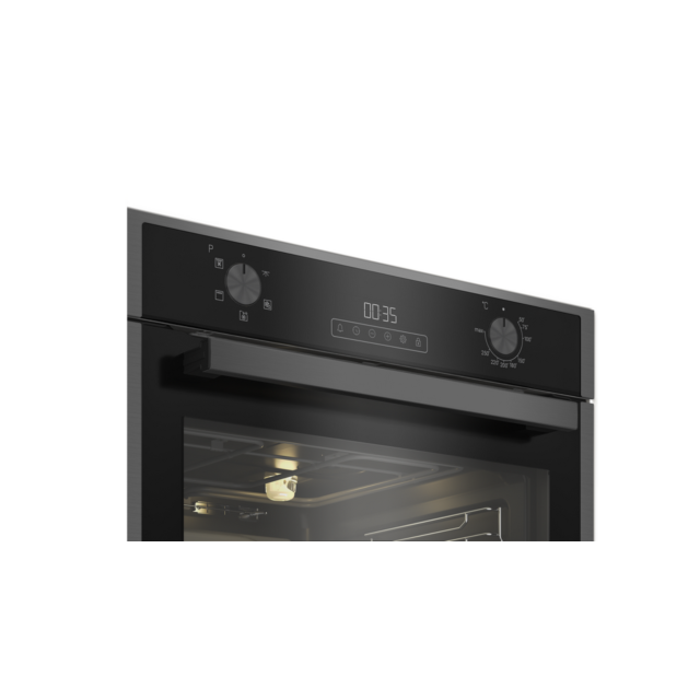 Blomberg ROEN9202DX Built In Electric Single Oven - Dark Steel