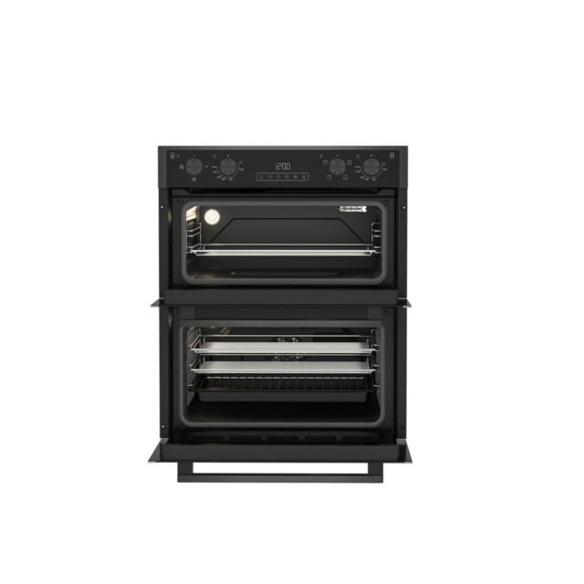 Blomberg ROTN9202DX Built Under Electric Double Oven - Dark Steel