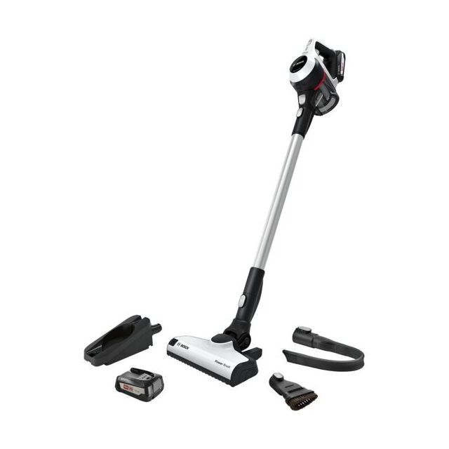 Bosch BCS612GB Unlimited Series 6 Prohome Cordless Vacuum Cleaner - White - 30 Minute Run Time