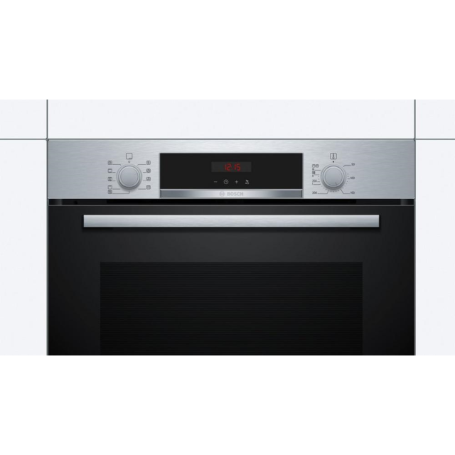 Bosch HBS573BS0B Built In Electric Single Oven With 3D Hot Air