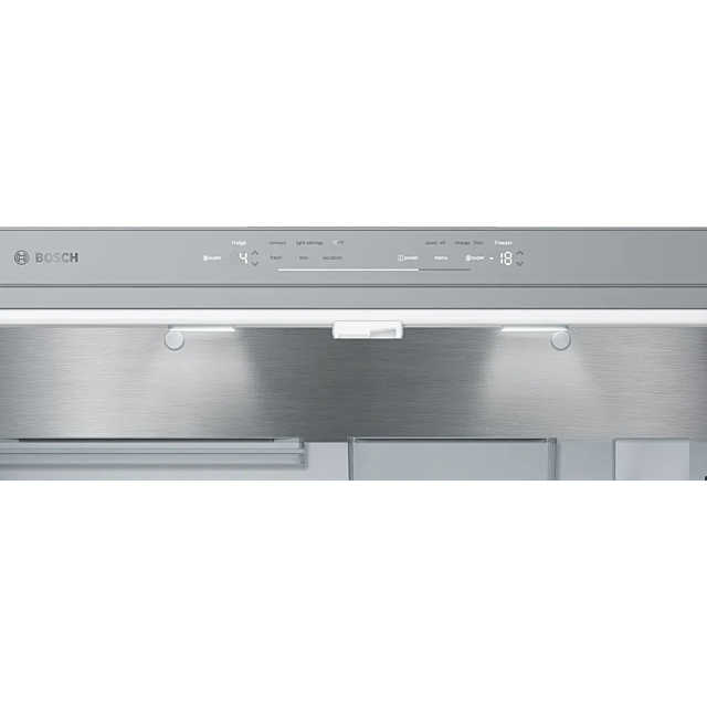 Bosch KFF96PIEP Series 8 French Door Bottom Freezer, Multi Door 183 X 90.5 Cm Brushed Steel Anti-Fingerprint