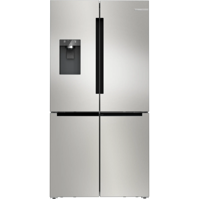 Bosch KFI96APEAG Series 6 French Door Bottom Freezer, Multi Door 183 X 90.5 Cm Brushed Steel Anti-Fi
