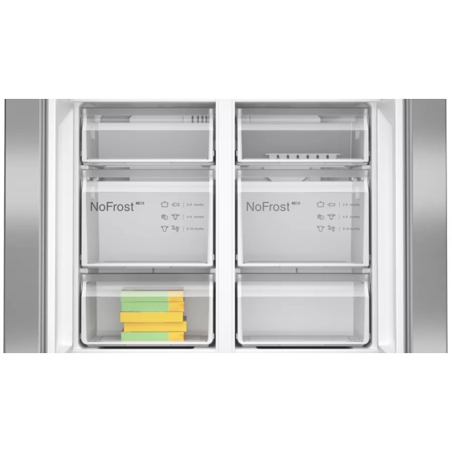 Bosch KFN96VPEAG Serie | 4 French Door Bottom Freezer, Multidoor 183 X 91 Cm Inox-Easyclean