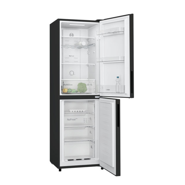 Bosch KGN27NBEAG 55Cm Frost Free Fridge Freezer - Black