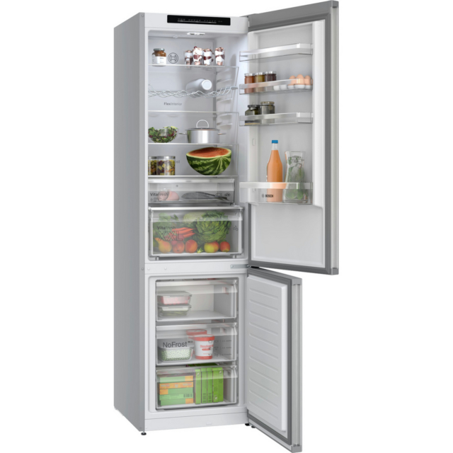 Bosch KGN392LAFG 60Cm 70/30 No Frost Fridge Freezer - Stainless Steel