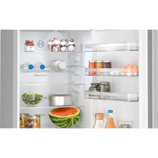 Bosch KGN392LAFG 60Cm 70/30 No Frost Fridge Freezer - Stainless Steel