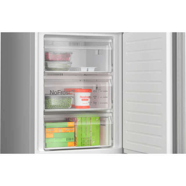 Bosch KGN392LAFG 60Cm 70/30 No Frost Fridge Freezer - Stainless Steel