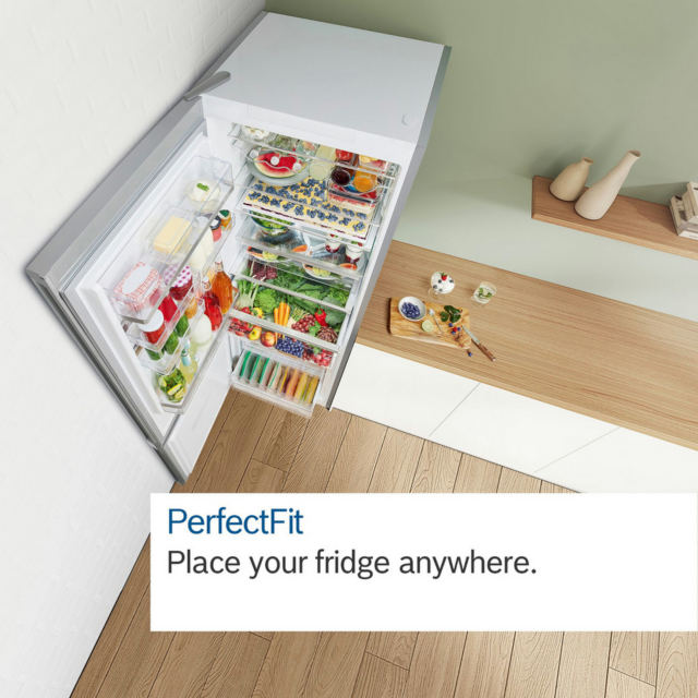 Bosch KGN392LAFG 60Cm 70/30 No Frost Fridge Freezer - Stainless Steel