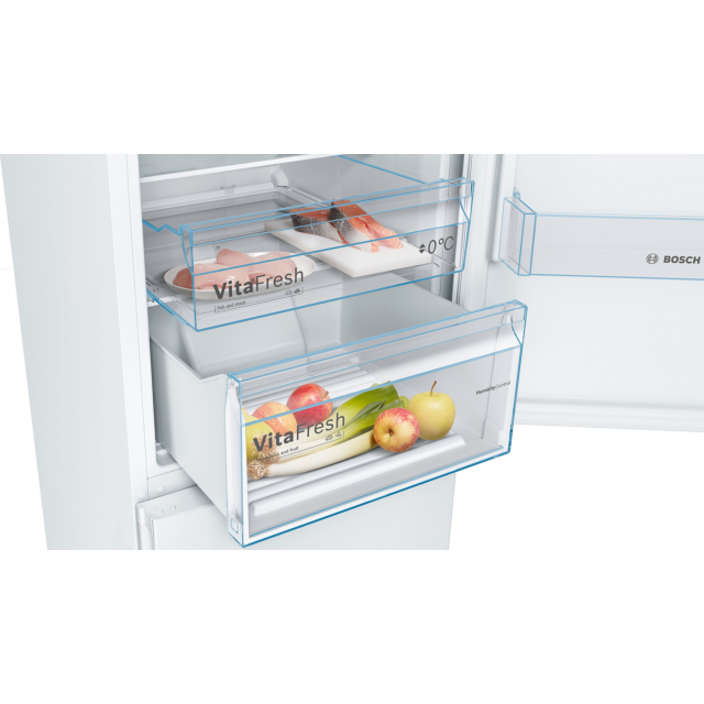 Bosch KGN392WEBG Frost Free Fridge Freezer - White