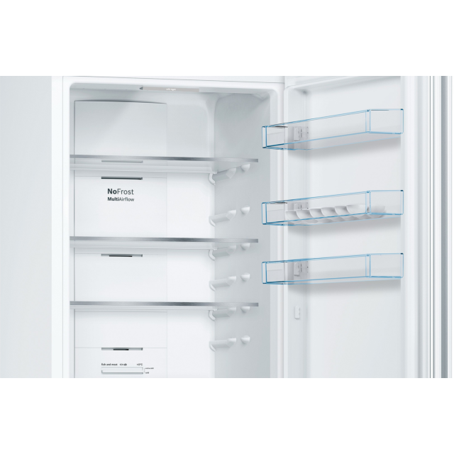 Bosch KGN392WEBG Frost Free Fridge Freezer - White