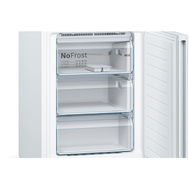 Bosch KGN392WEBG Frost Free Fridge Freezer - White