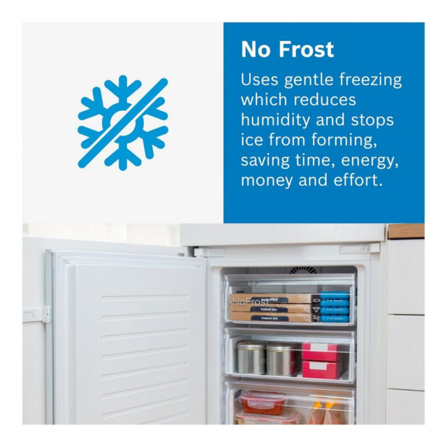 Bosch KIN85NSE0G 50/50 Built-In Frost Free Fridge Freezer - Slider