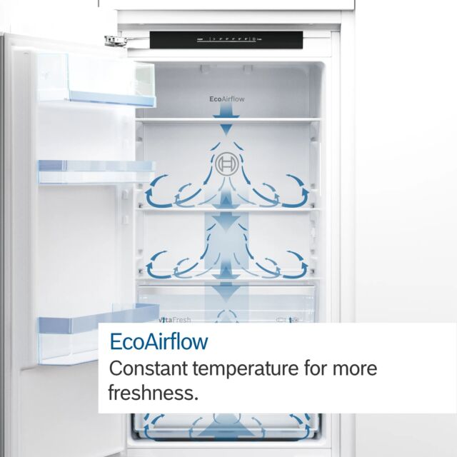 Bosch KUR21VFE0G Series 4, Built-In Fridge, 82 X 60 Cm, Flat Hinge
