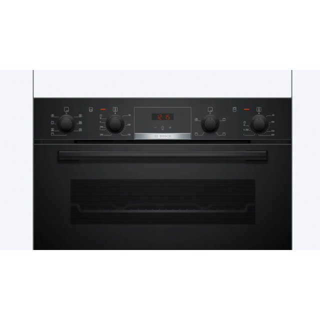 Bosch MBA533BB3B Series 4 Built-In Double Oven - Black